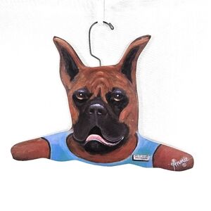 Dog Hanger with Blue Accents NWT